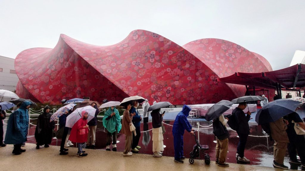 Kimono-covered Pavilion at Expo 2025