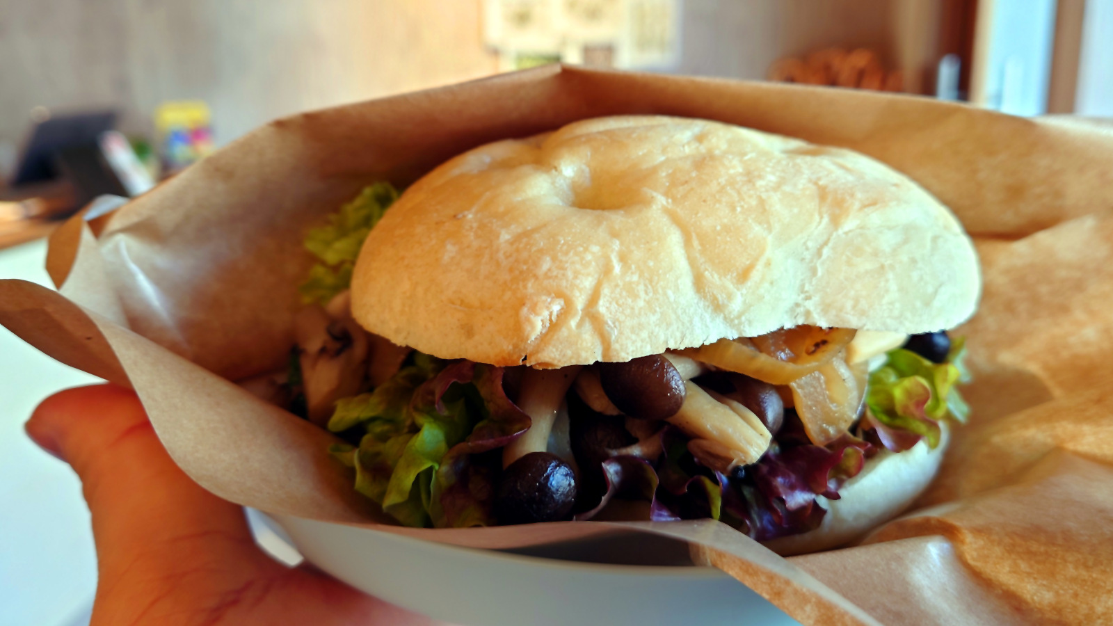 Vegan Mushroom Sandwich